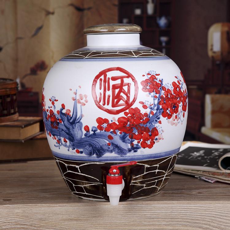 供应陶瓷酒缸，陶瓷密封罐，景德镇天聚景陶瓷有限公司