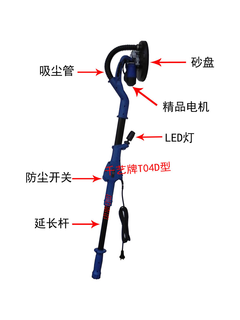 腻子打磨机 砂墙机 磨墙机 打砂纸机器 磨砂机图片