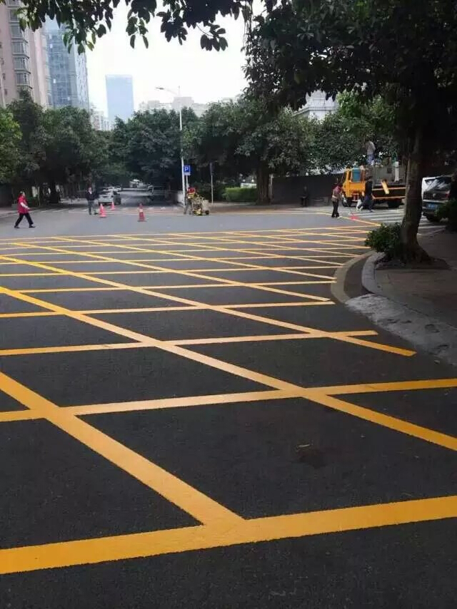 車位標(biāo)線圖片/車位標(biāo)線樣板圖 (1)