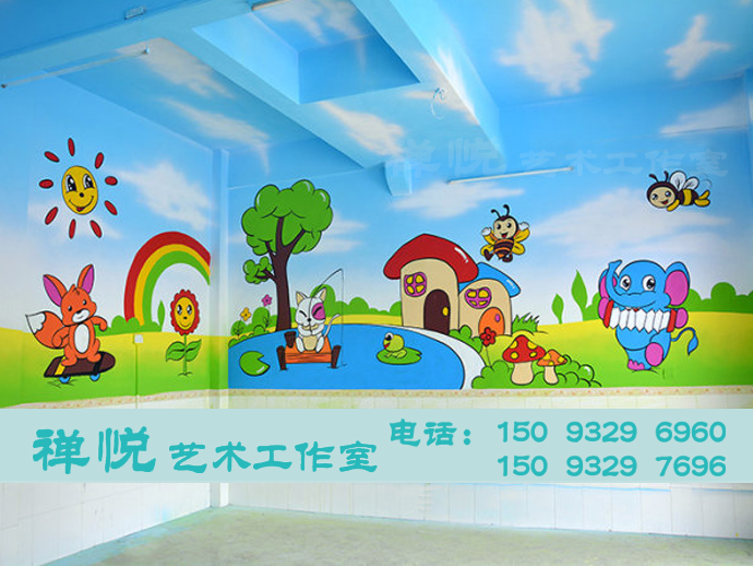 商丘幼兒園墻繪 彩繪 噴繪 手繪墻圖片/商丘幼兒園墻繪 彩繪 噴繪 手繪墻樣板圖 (4)