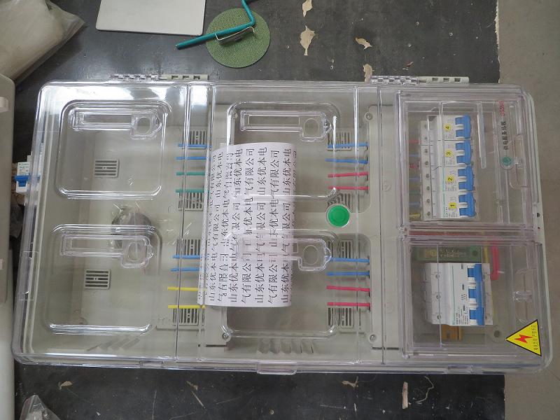 透明防竊電表箱 單相四表位表箱 電表箱 計(jì)量箱廠家*