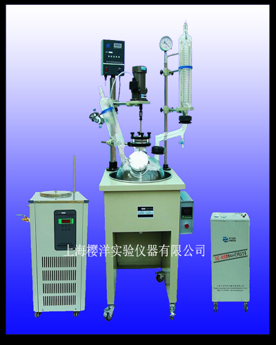 江西宜昌5L單層玻璃反應釜廠家圖片