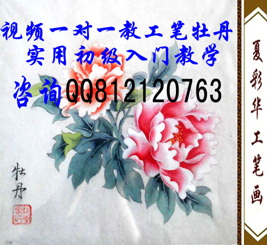 工筆牡丹入門視頻一對一實(shí)用教學(xué)圖片