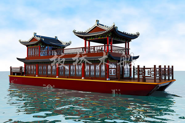 畫(huà)舫船圖片