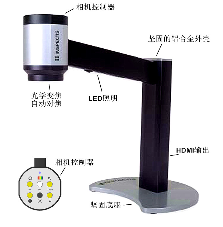 供应Inspectis c12高清视频检测系统