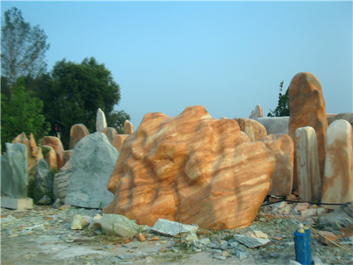 河南大理石園林石批發(fā)圖片