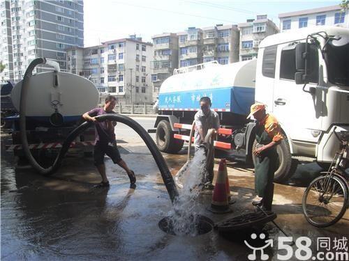 供应青岛开发去抽污水泥浆 清洗管道图片