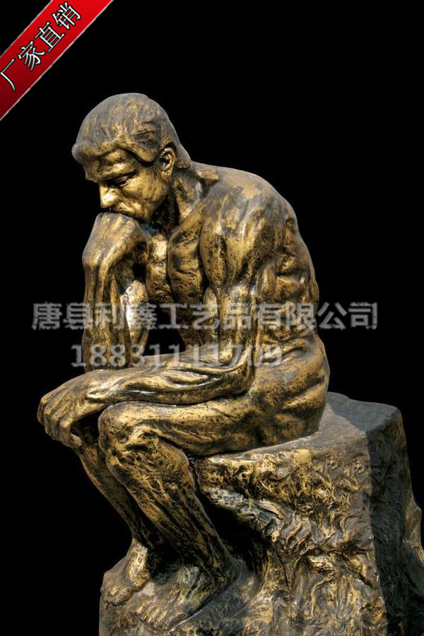 供應(yīng)思想者玻璃鋼雕塑，歐式人物玻璃鋼雕塑，人物玻璃鋼雕塑工藝品