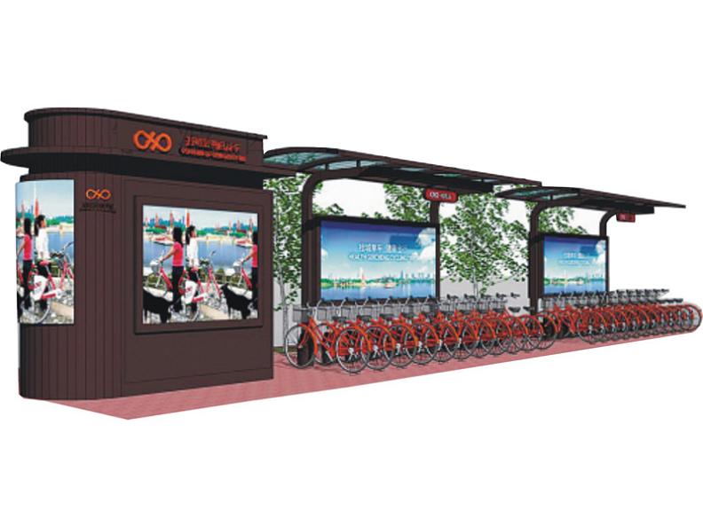 自行車棚尺寸圖片/自行車棚尺寸樣板圖 (4)