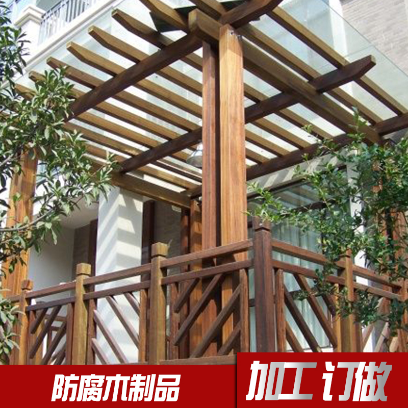 供應(yīng)防腐木制品設(shè)計景觀仿木制品廠家直銷