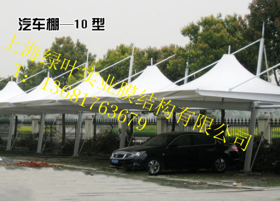陽光板停車棚圖片/陽光板停車棚樣板圖 (3)