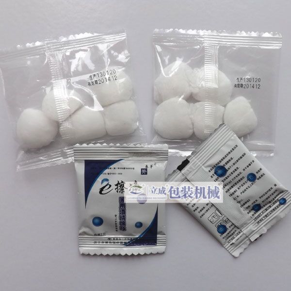 天津醫(yī)用酒精棉球包裝機(jī)，立成包裝圖片/天津醫(yī)用酒精棉球包裝機(jī)，立成包裝樣板圖 (2)