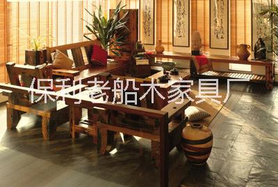 老船木沙發(fā)圖片/老船木沙發(fā)樣板圖 (3)