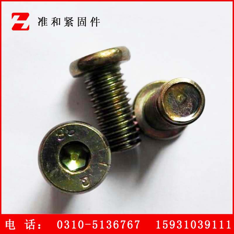 鍍彩平圓頭內(nèi)六角螺栓圖片/鍍彩平圓頭內(nèi)六角螺栓樣板圖 (2)