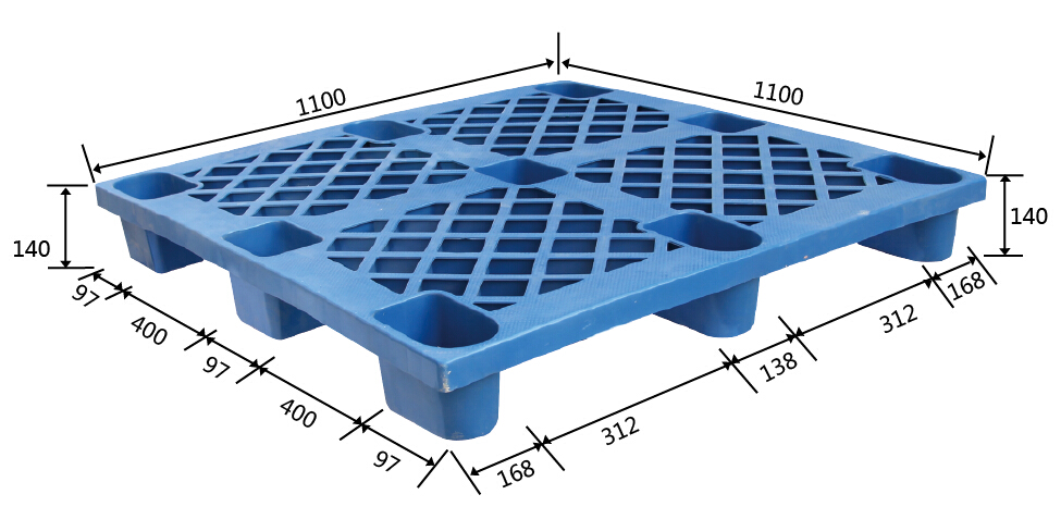 供应用于物流仓储的九脚网格1111塑料托盘吉林省长春市