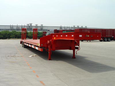 供應(yīng)工程機(jī)械運輸重型低平板半掛車
