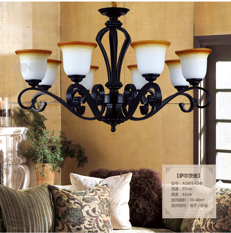 供應(yīng)萬柏鐵藝客廳餐廳臥室大廳酒店燈 簡約大廳吊燈創(chuàng)意餐吊燈chandelier lighting