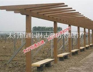 仿木花架圖片/仿木花架樣板圖 (2)