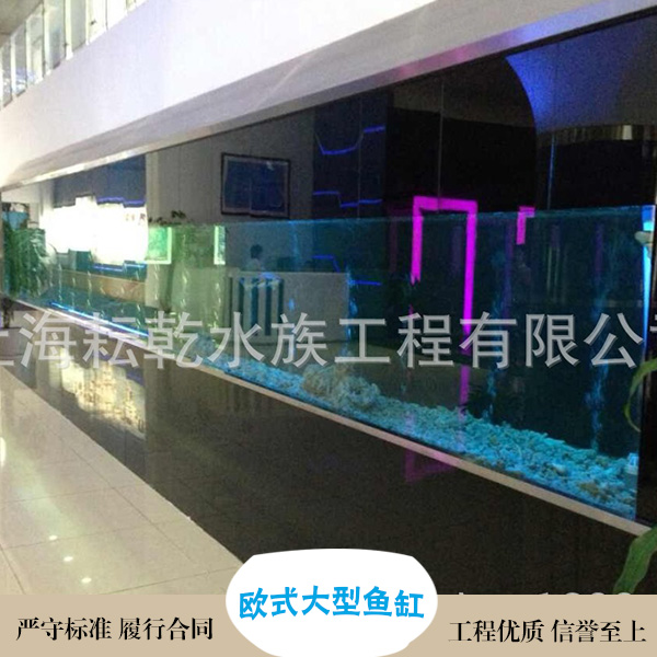 供应欧式大型鱼缸 水族鱼缸厂家供应 欧式风格大型鱼缸价格图片