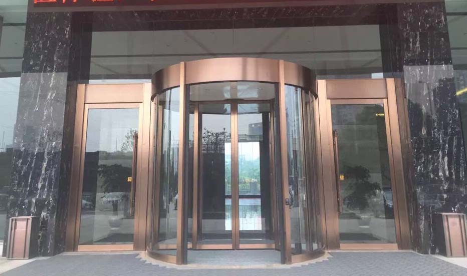 銅旋轉(zhuǎn)門圖片/銅旋轉(zhuǎn)門樣板圖 (1)