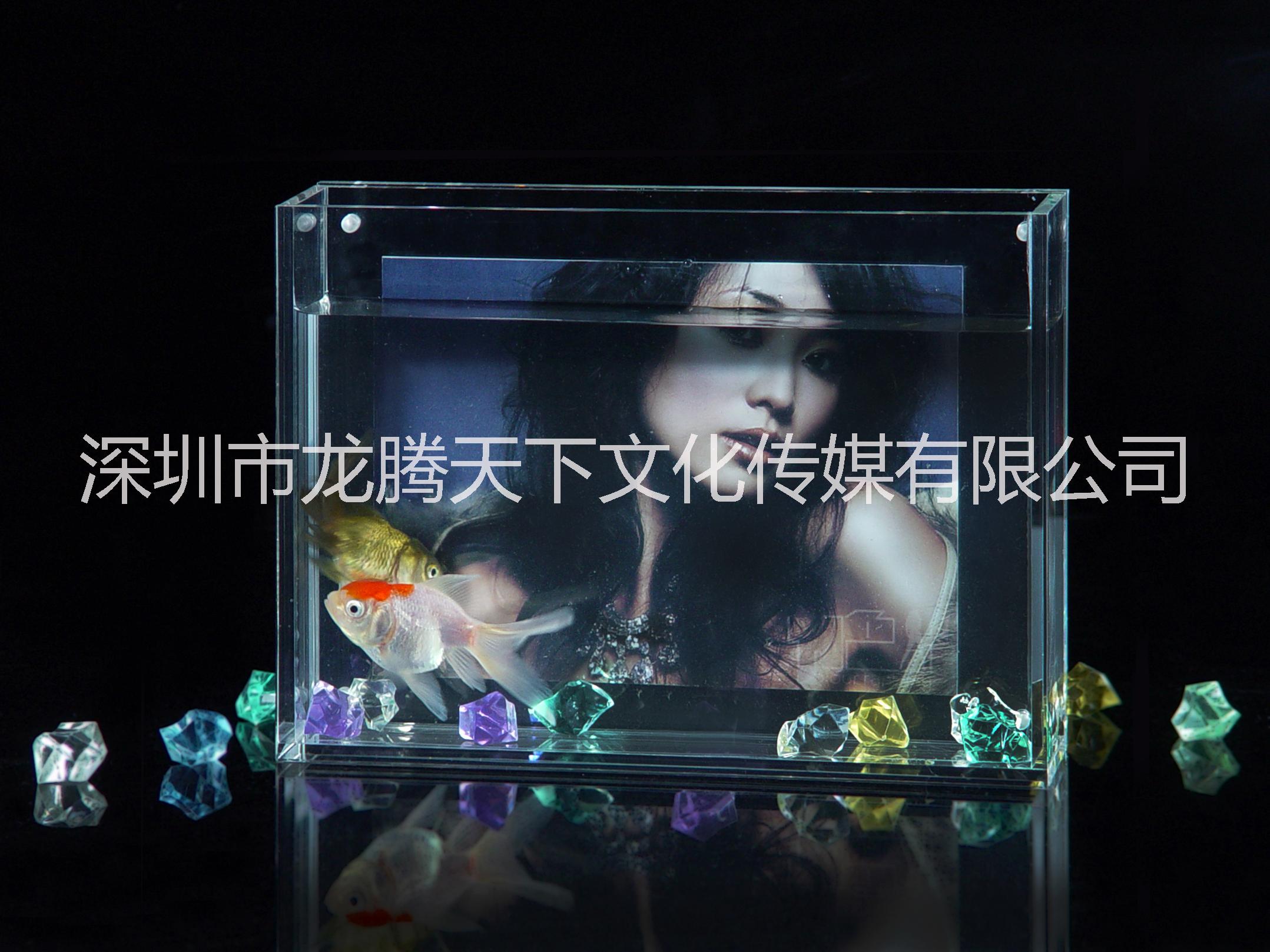 先鋒龍亞克力促銷品魚缸相框廠家直圖片