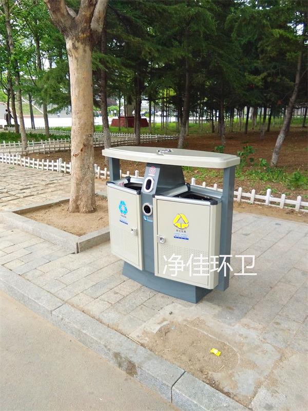 供應(yīng)*果皮箱廠家，內(nèi)蒙古金屬果皮箱，河南鋼制果皮箱批發(fā)