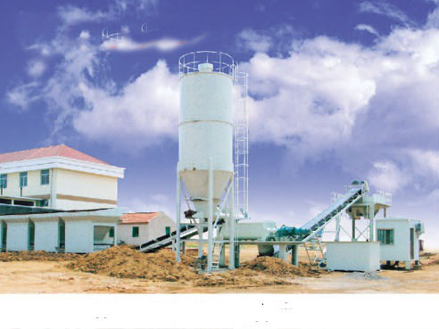 600型穩(wěn)定土二次拌合攪拌站圖片