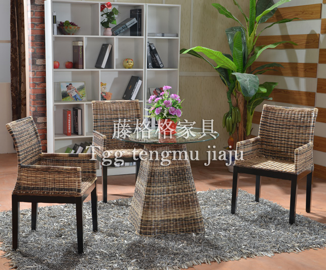 供應用于酒店|餐廳|客廳的藤椅，佛山藤家具，廠家直銷