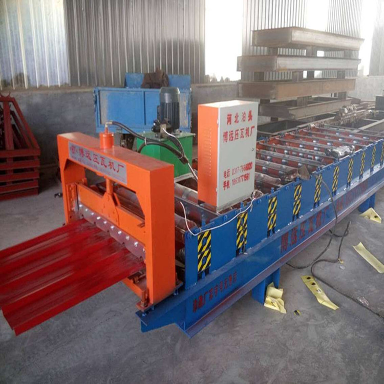 湖南840型單層壓瓦機廠家 常德840型鐵皮壓瓦機價格 屋頂板機