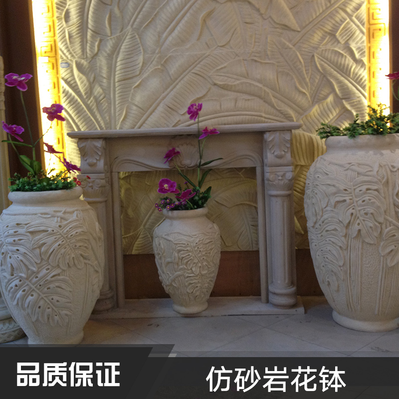 仿砂巖花缽圖片/仿砂巖花缽樣板圖 (2)