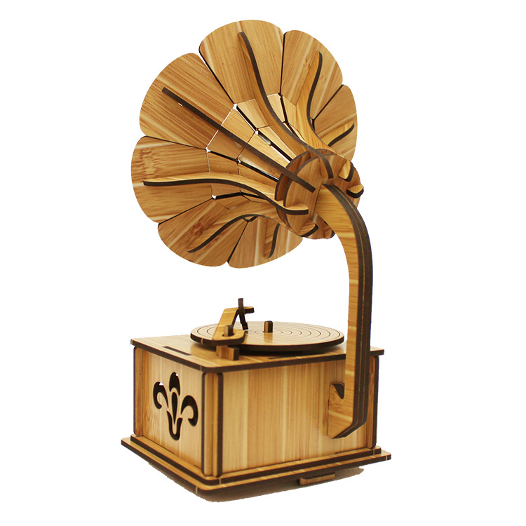 紅木竹子留聲機(jī)圖片/紅木竹子留聲機(jī)樣板圖 (2)