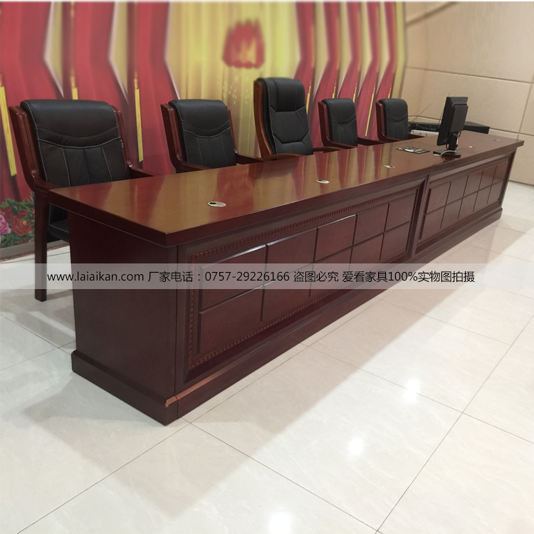 愛(ài)看家具 1.2米長(zhǎng)條桌  1.8米油漆貼木皮*臺(tái)桌