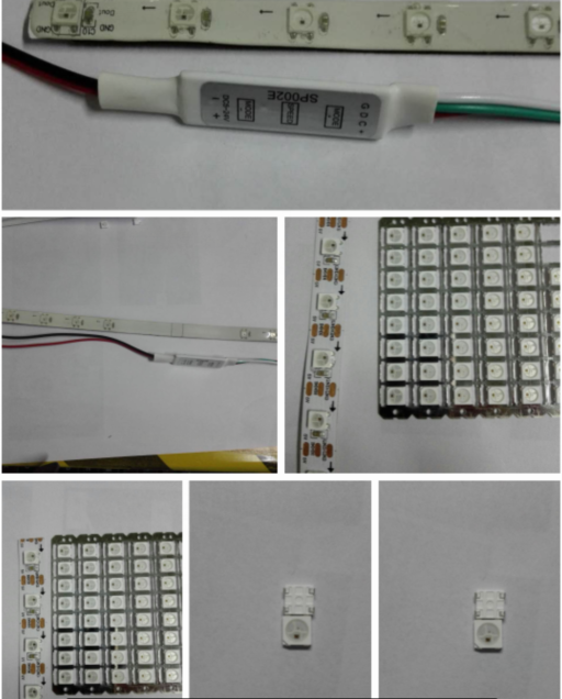 SMD5050带IC自闪七彩