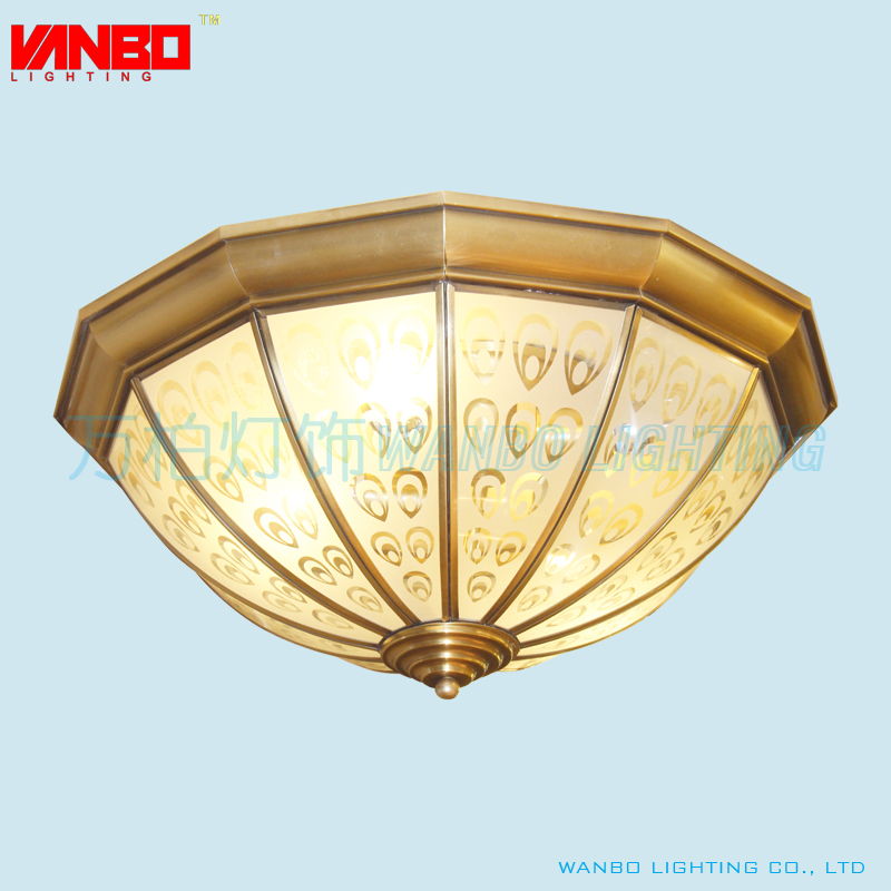 歐式全銅吸頂燈圓形臥室餐廳過(guò)道燈圖片/歐式全銅吸頂燈圓形臥室餐廳過(guò)道燈樣板圖 (2)