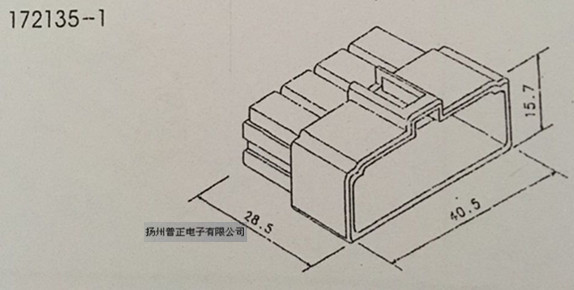 AMP接插件172135-1图片