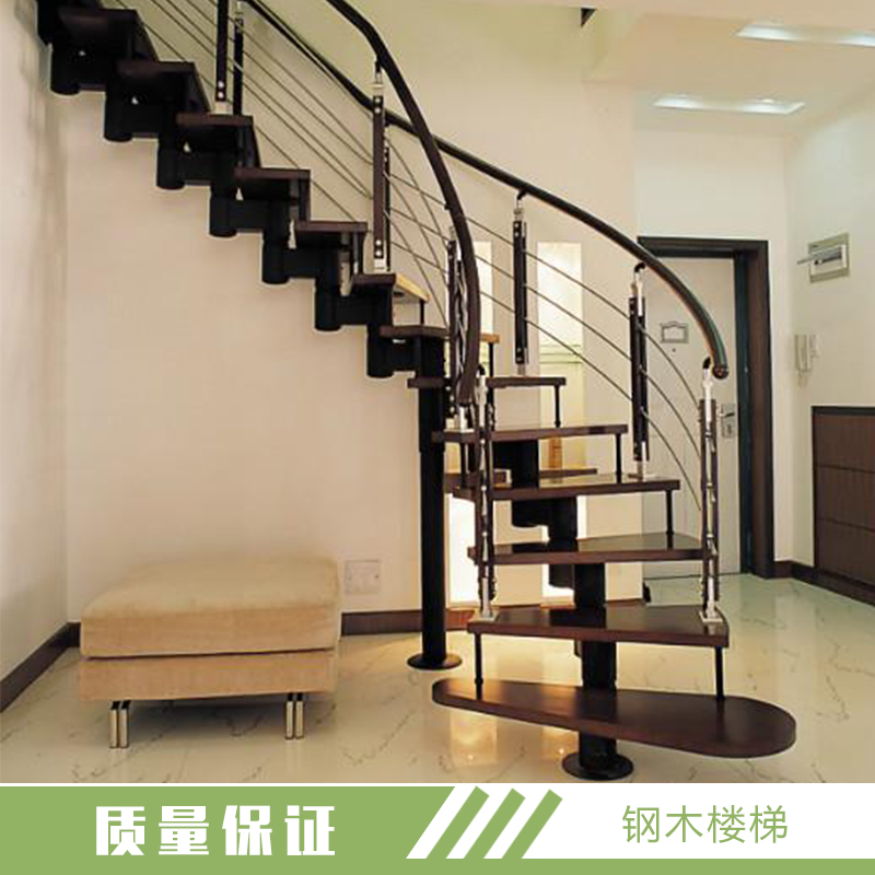 鋼木樓梯圖片/鋼木樓梯樣板圖 (4)