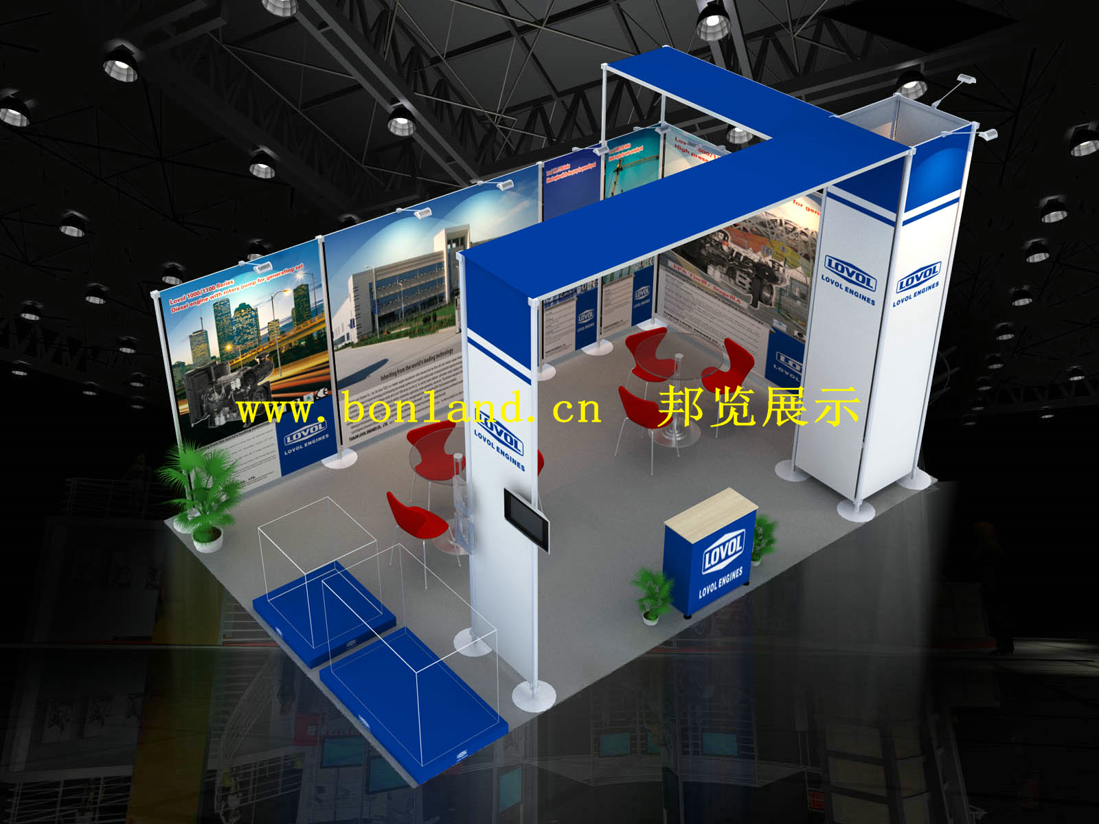 便攜展柜/展廳制作/鋁型展柜圖片