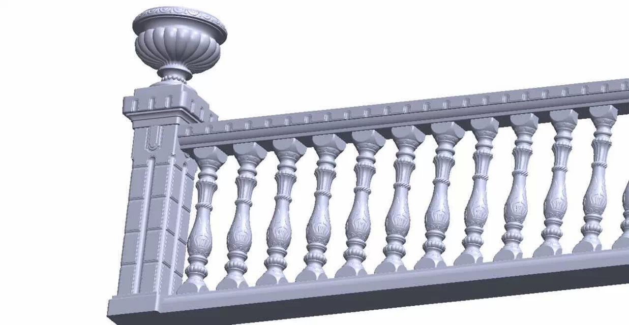 水泥圍欄、圍墻護欄、花瓶柱圖片/水泥圍欄、圍墻護欄、花瓶柱樣板圖 (4)