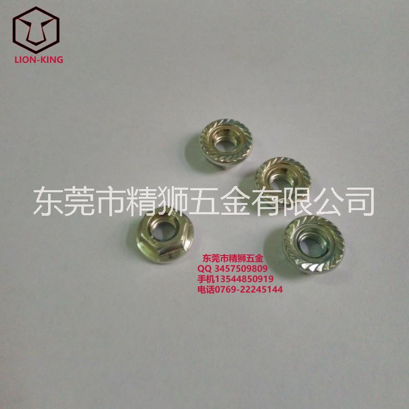 碳鋼不銹鋼美標(biāo)德標(biāo)法蘭面六角螺母圖片