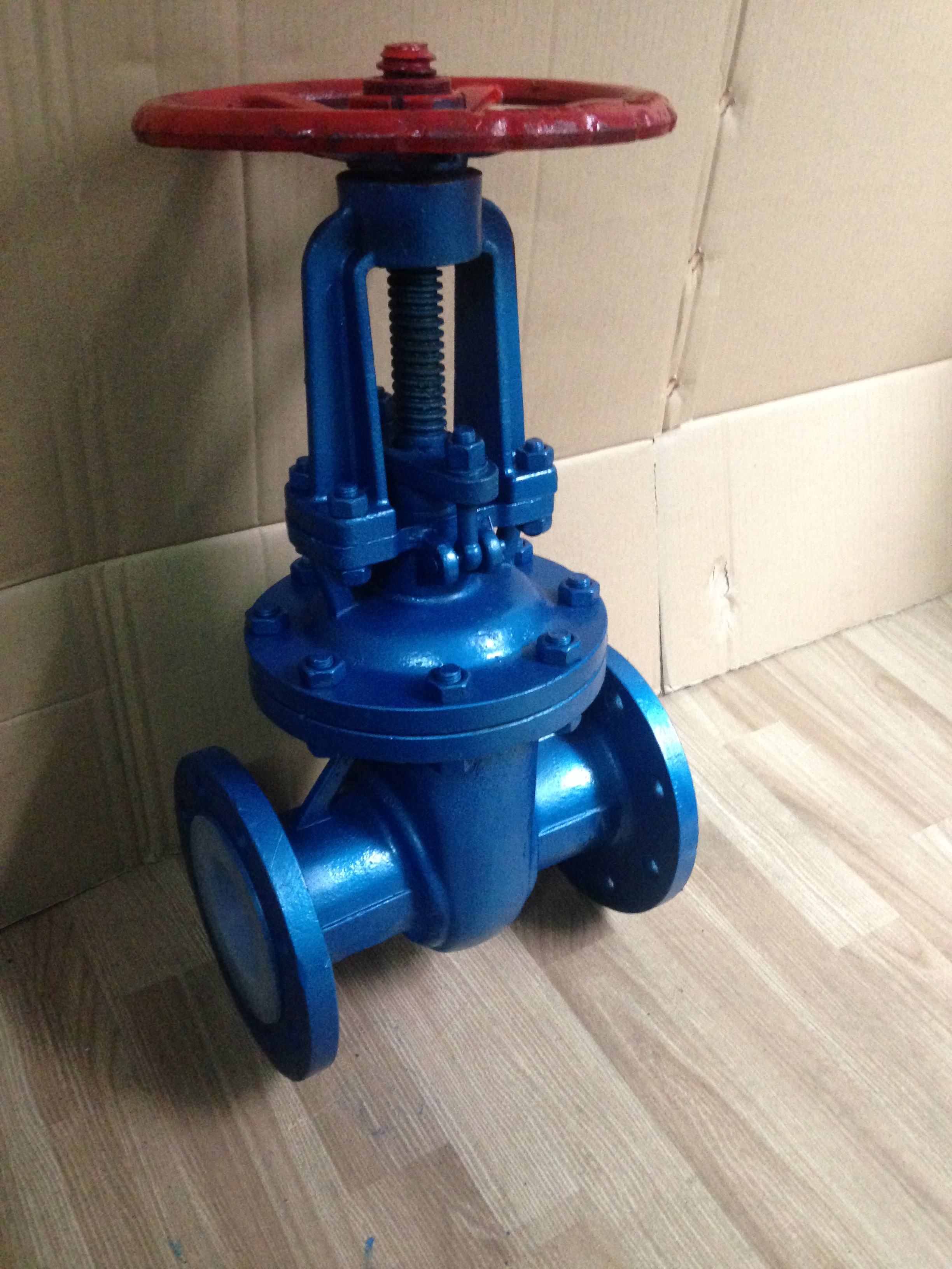 鋼襯四氟閥門，襯四氟閘閥，億宏圖片
