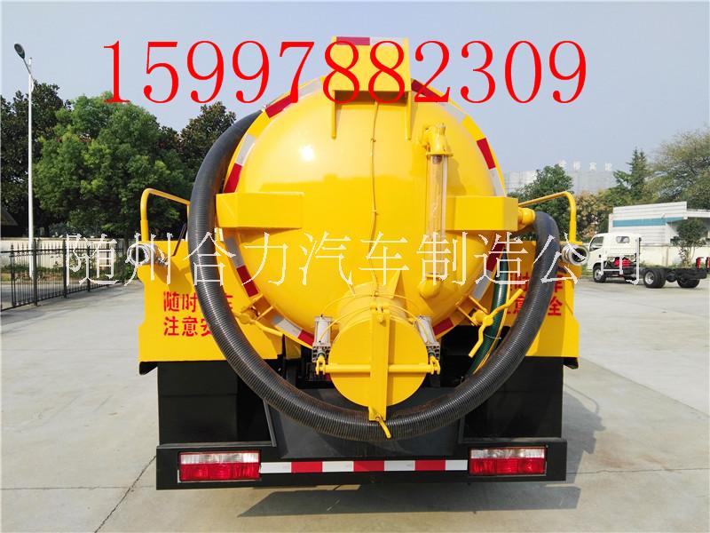 東風牌清洗吸污車——大功率泵加真空罐體 清洗吸污一步到位
