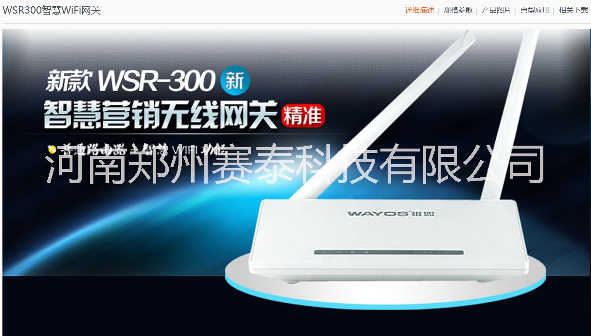 WSR-300智慧營(yíng)銷無線網(wǎng)關(guān) 網(wǎng)絡(luò)工程 維盟路由器 智慧WiFi