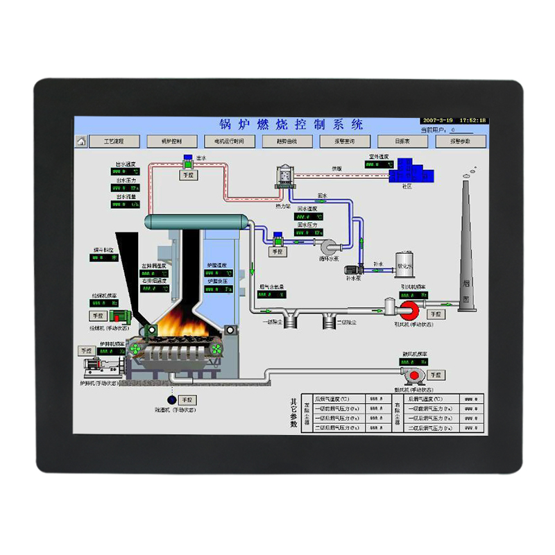 FNS卡扣式嵌入式電阻觸摸顯示器工業(yè)工控液晶顯嵌入式工業(yè)工控