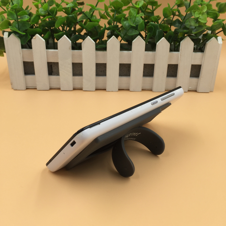 手機(jī)3M背貼硅膠卡套支架圖片