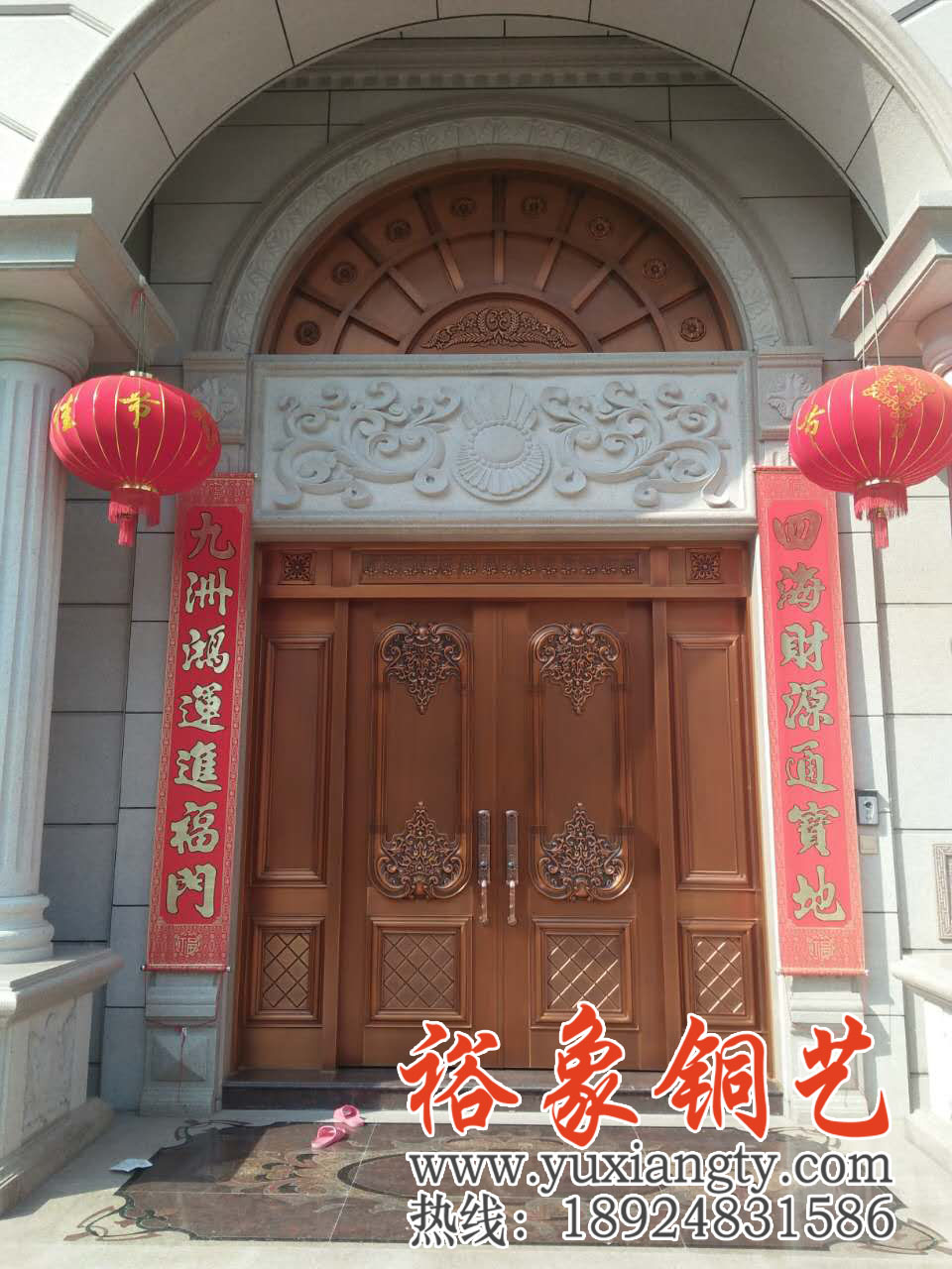 裕象銅藝-供應(yīng)裕象銅門/別墅銅門圖片