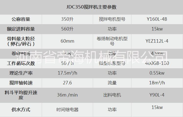 郑州市JDC350单卧轴混凝土搅拌机厂家