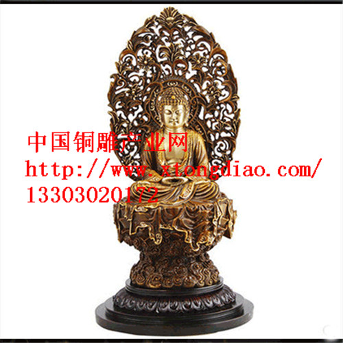 保定制作g系列精美鎏金銅雕工藝品批發(fā)，銅佛像擺件