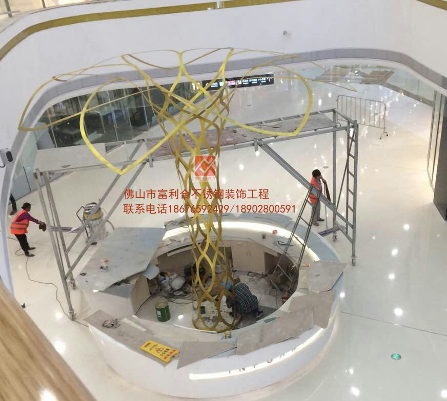 商場裝飾不銹鋼造型圖片/商場裝飾不銹鋼造型樣板圖 (2)