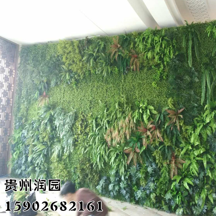 植物墻施工圖片/植物墻施工樣板圖 (3)