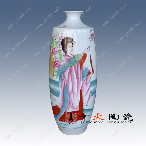 景德鎮(zhèn)高檔手繪陶瓷花瓶圖片/景德鎮(zhèn)高檔手繪陶瓷花瓶樣板圖 (4)